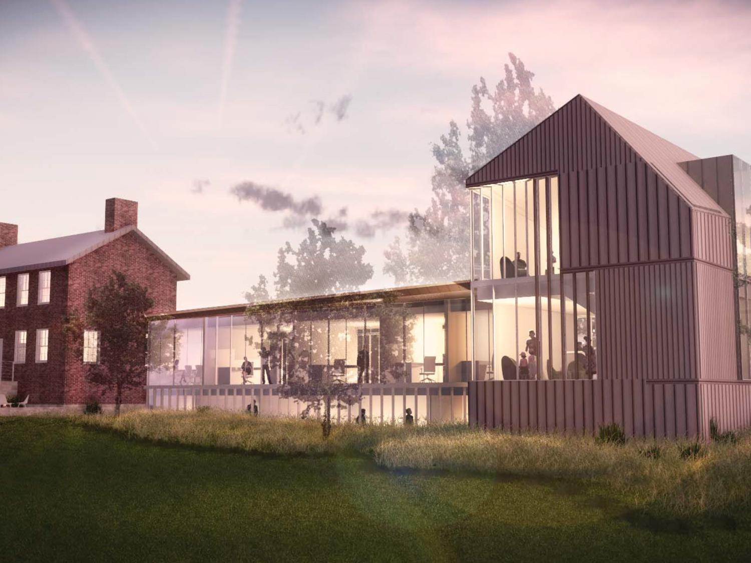 Architect's rendering of Federal House
