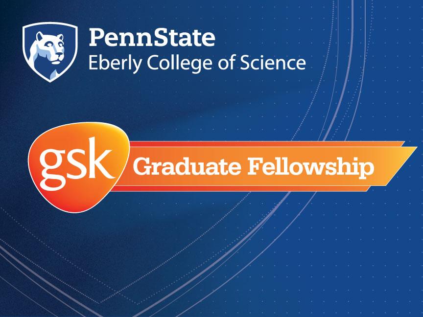 Logo for the Penn State Eberly College of Science's GSK Graduate Fellowship Program