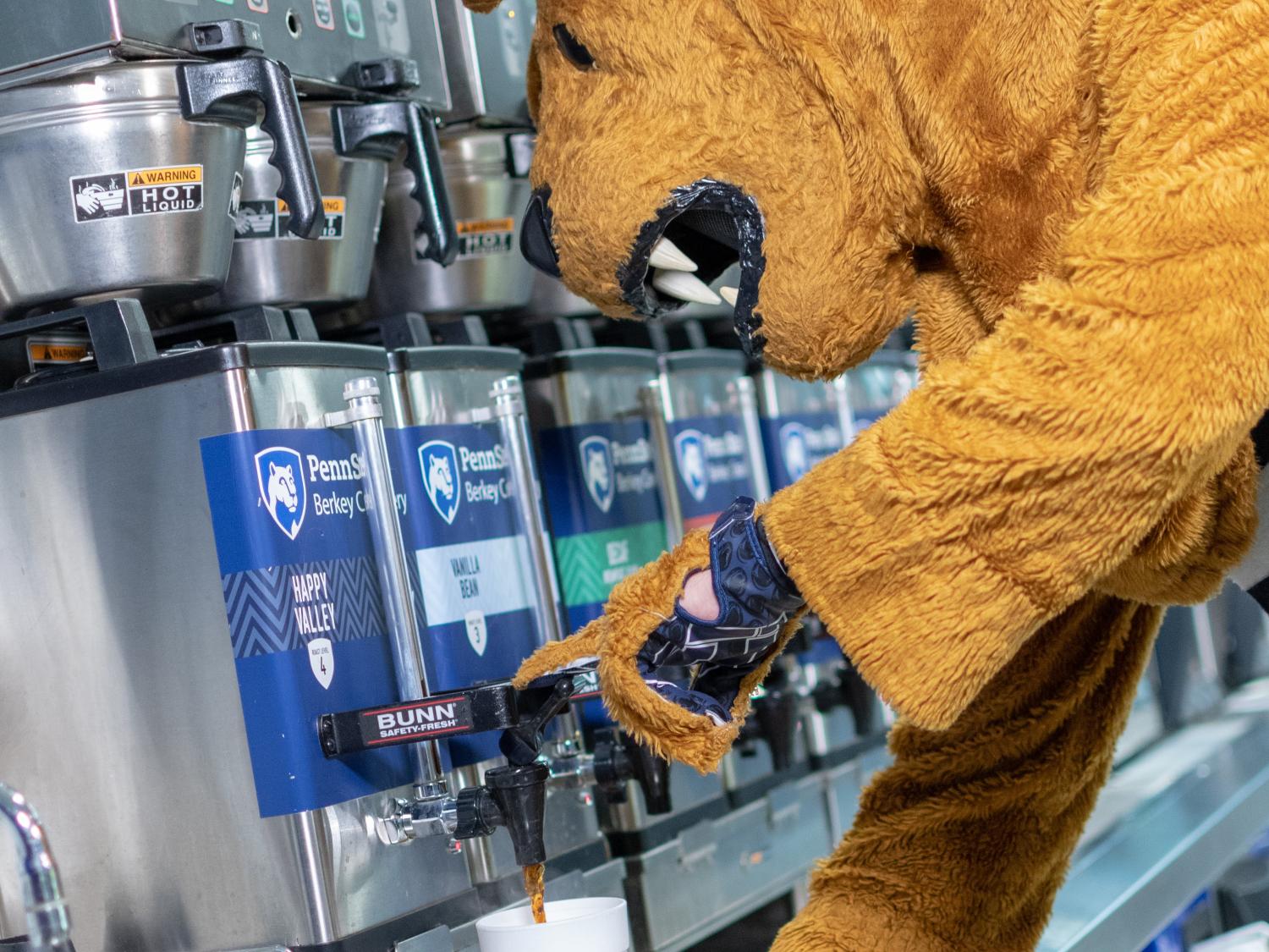 Nittany Lion at Penn State Berkey Creamery