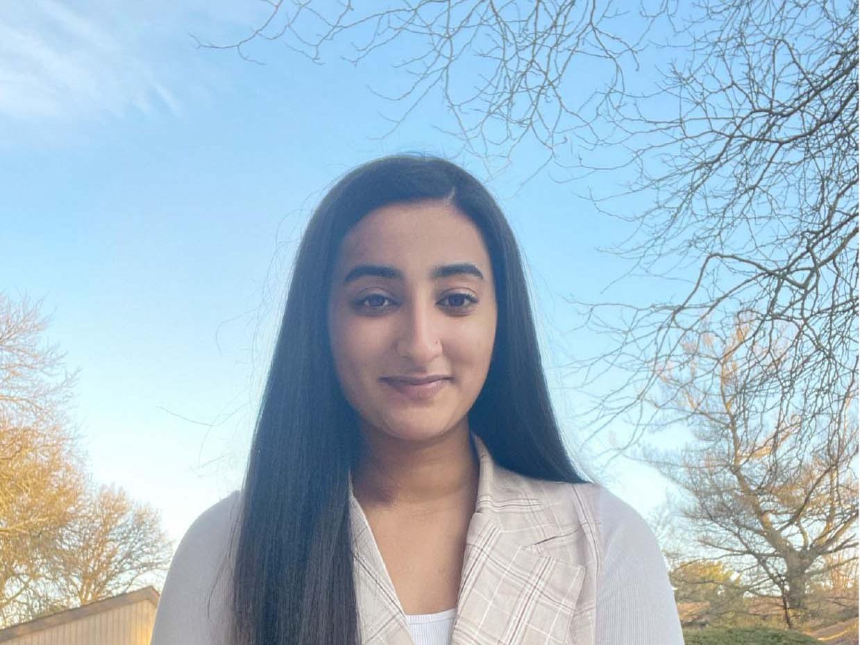 Sahira Mughal stands for photo 