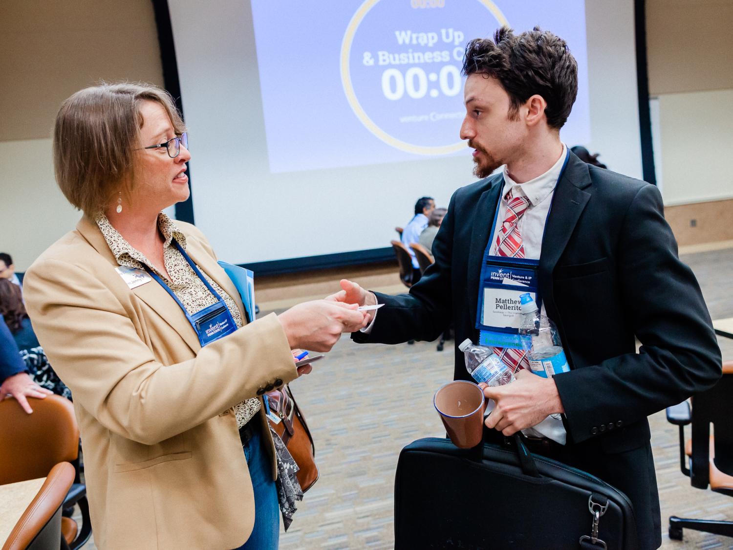 Entrepreneur participating in Venture Connection