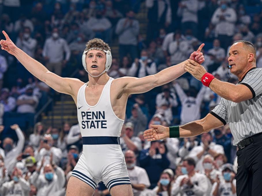 Penn State wrestler Terrell Barraclough
