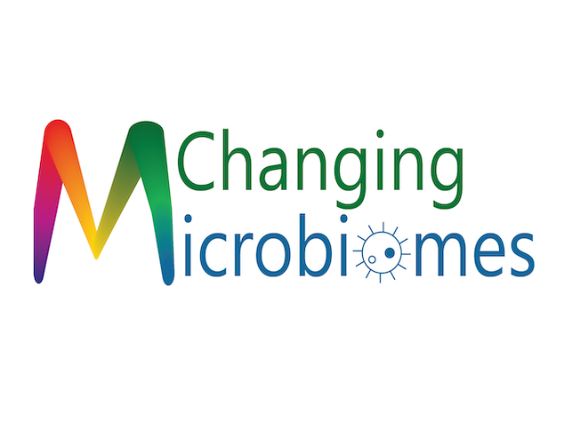 Logo with the words Changing Microbiomes