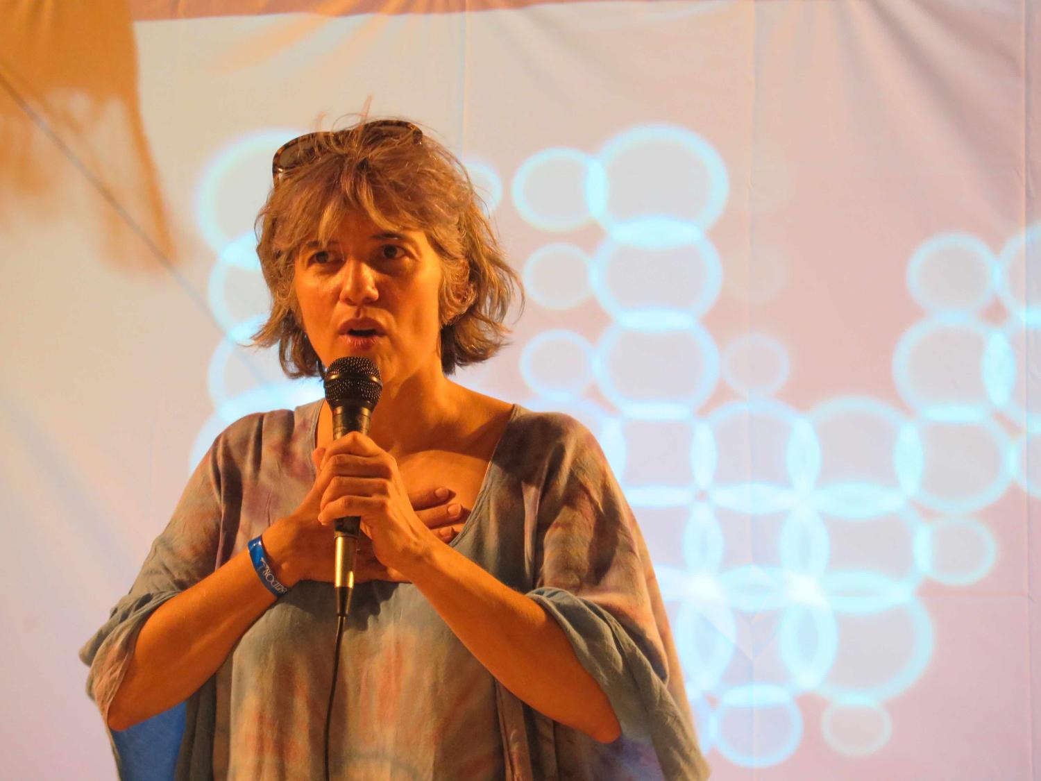 Monica Medina giving presentation