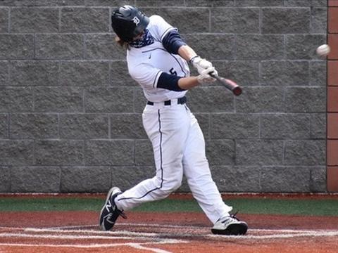 Dan Stauffer came to bat in the second inning for the Nittany Lions.
