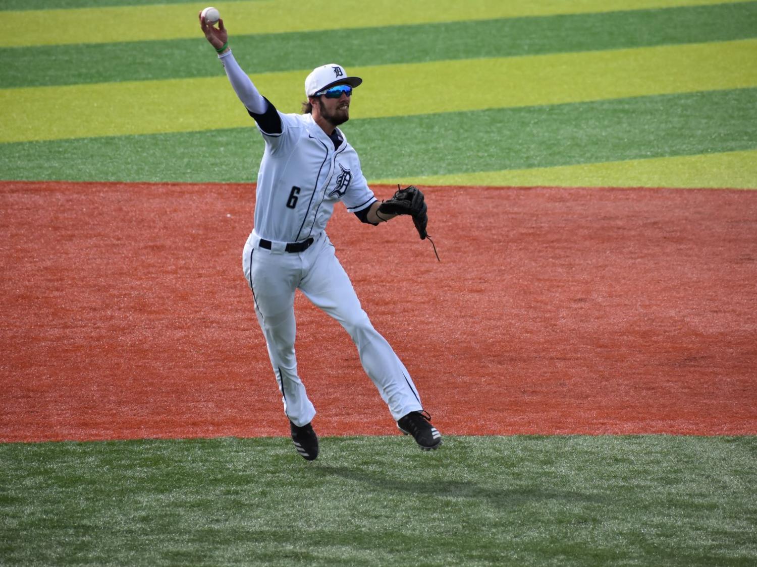 Penn State DuBois shortstop fielding a ball