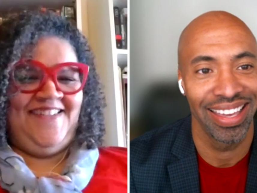 Angela Thompson and Jason Veny