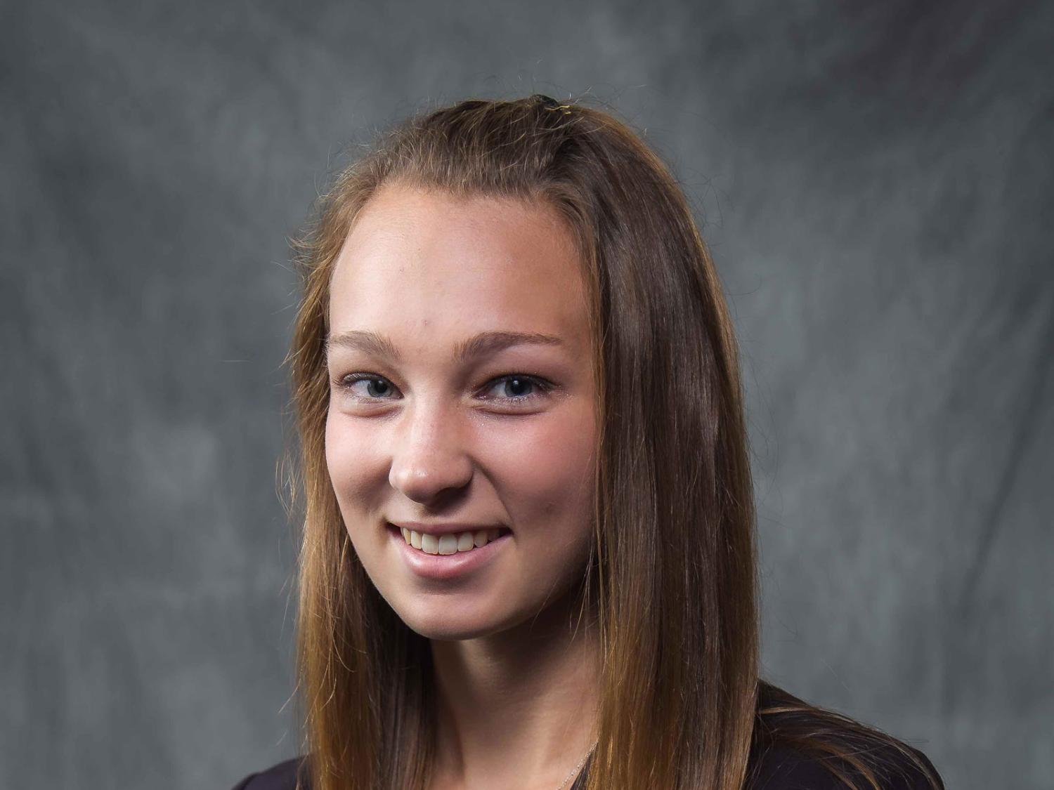 Gwen Yetter against gray backdrop