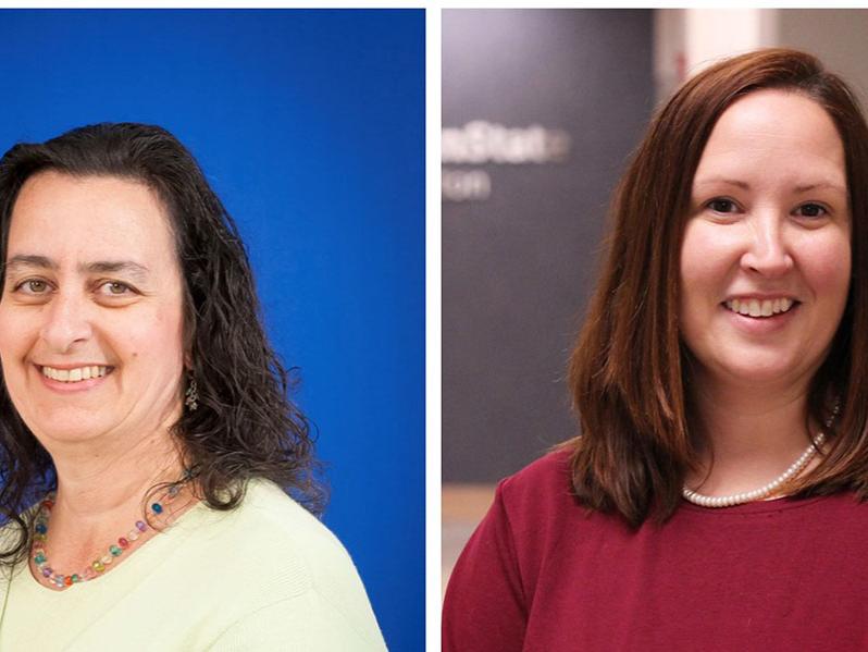 Theresa Baker and Alizon Tomczyk headshots side by side