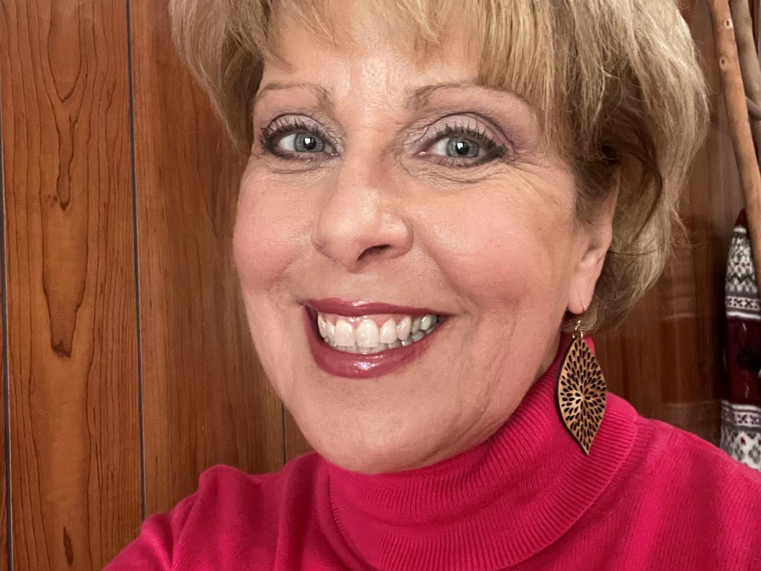 Debra Dreisbach poses for photo 