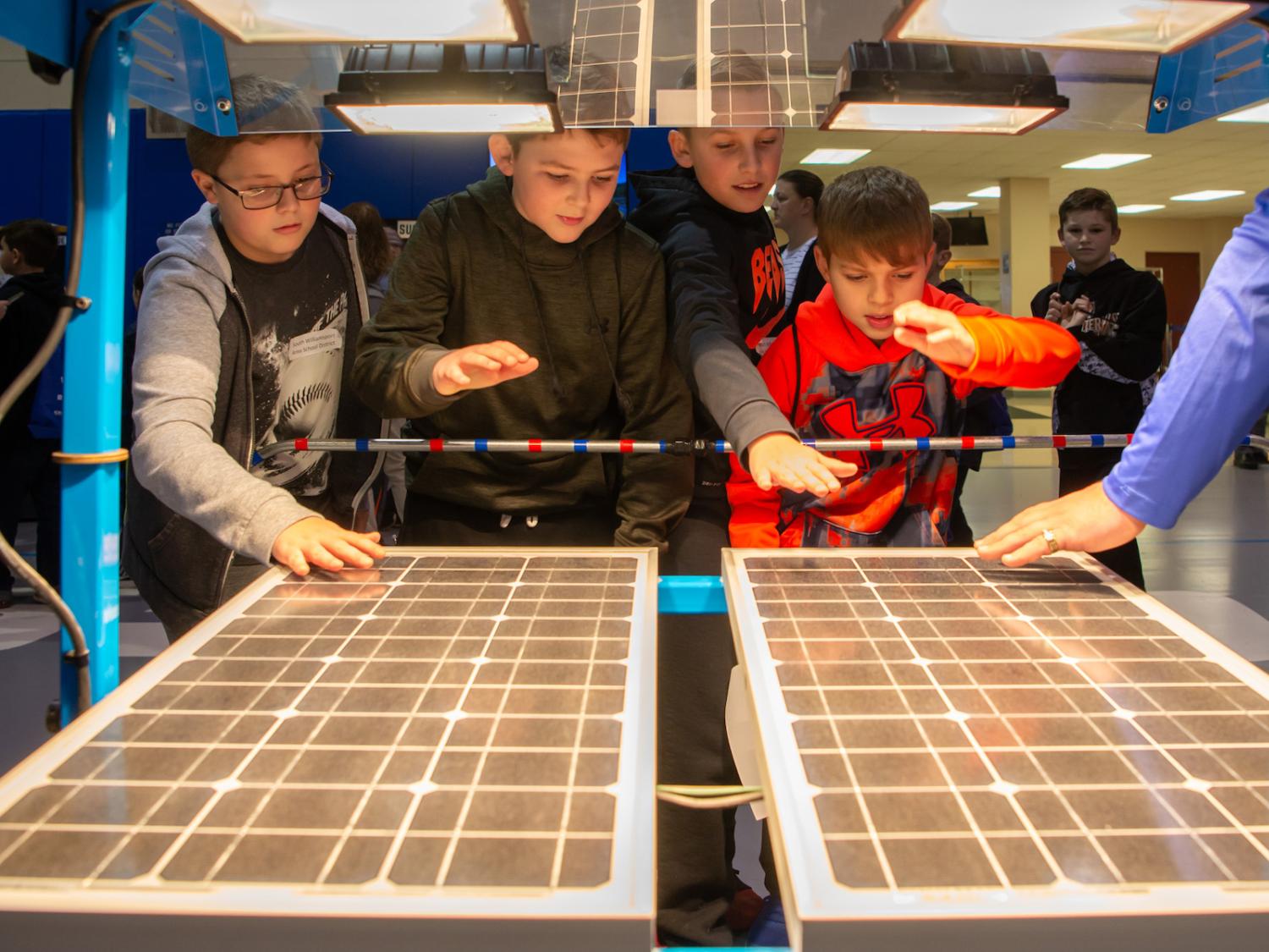 Children at the Science Festival