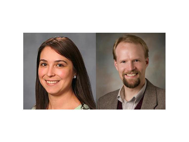 collage of Heather Giebink and John Asbury headshots