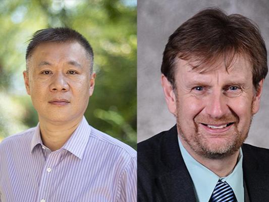 Penn State professors Qing Wang and Clive Randall