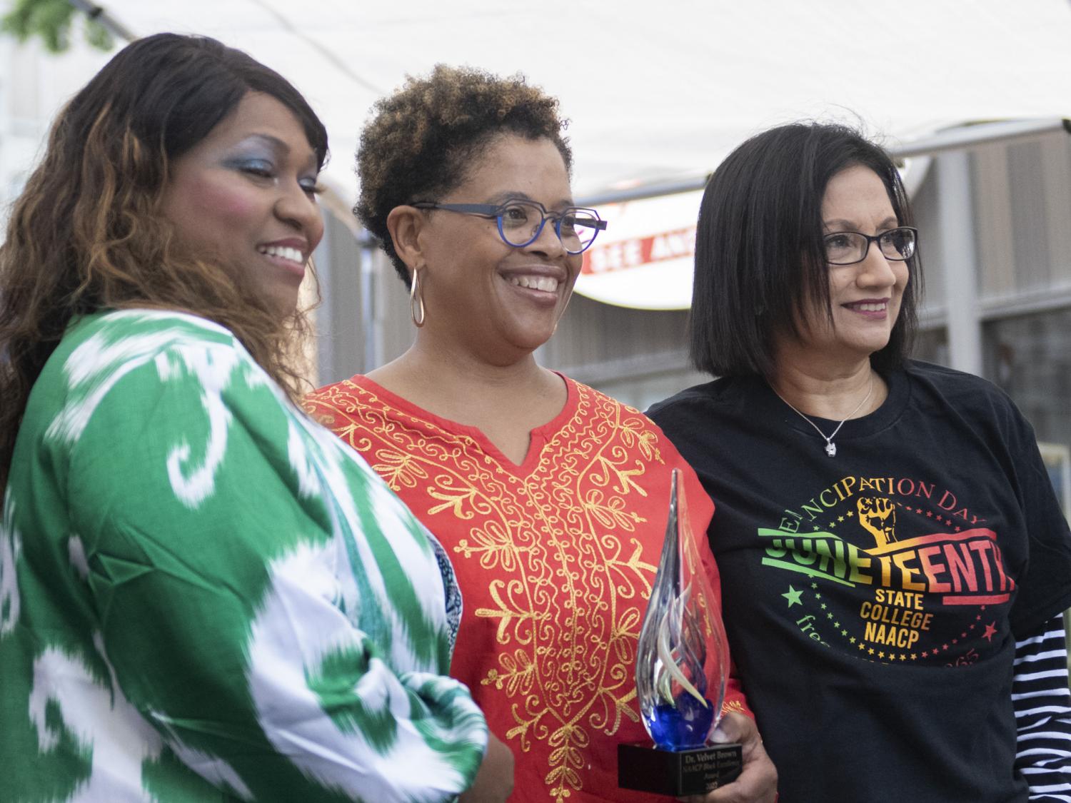 Velvet Brown receives NAACP Excellence Award