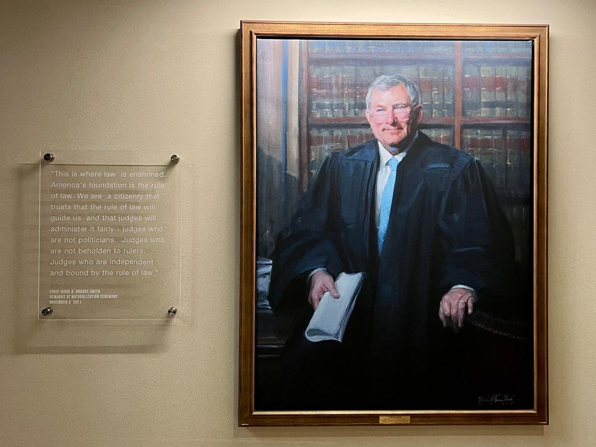 Judge Smith painting
