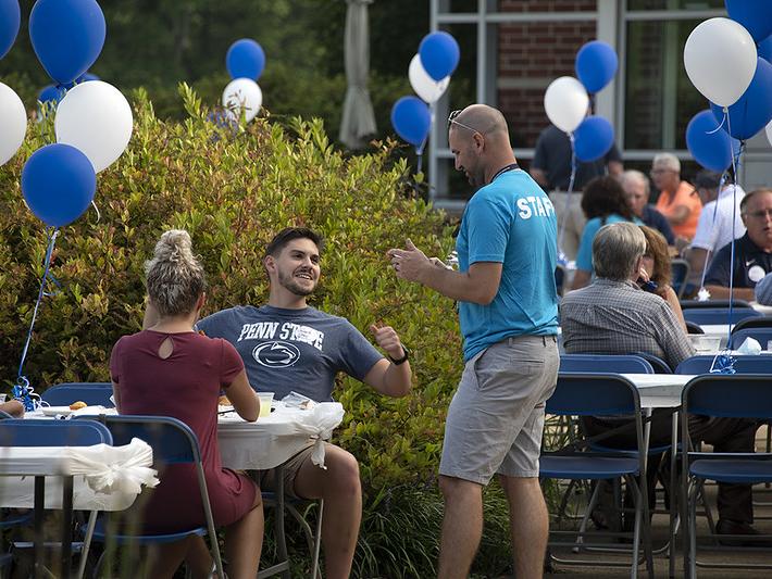 Penn State Fayette alumni enjoy a barbecue reunion