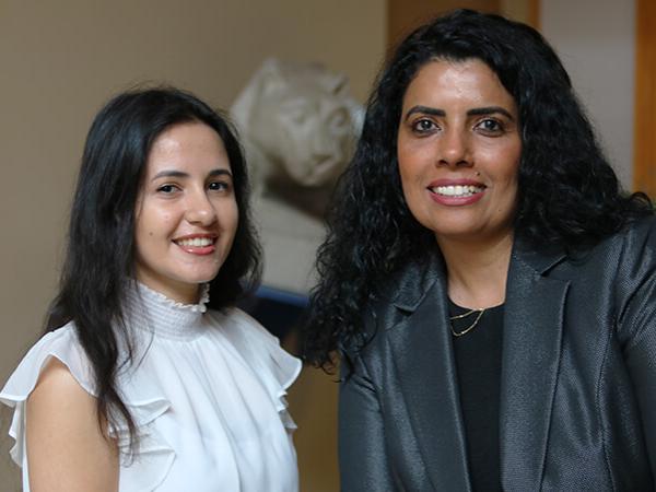 Professors Rabadi and Stewart at Penn State Shenango
