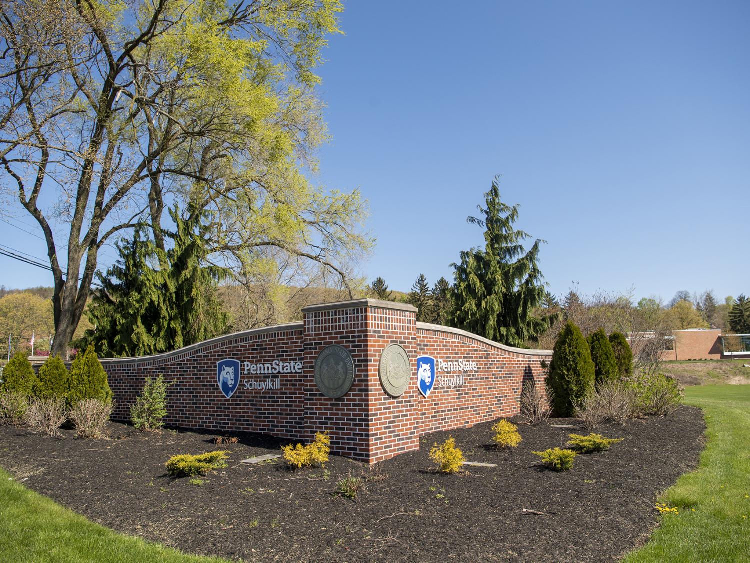 Penn State Schuylkill's entrance gates