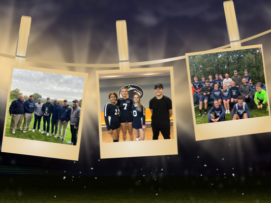 Three photos of Penn State Wilkes-Barre teams