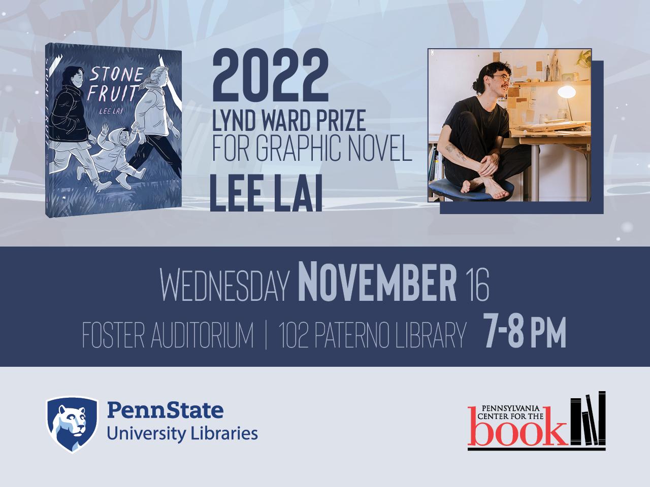 Lynd Ward Prize for Graphic Novel, Stone Fruit, Nov. 16, 2022