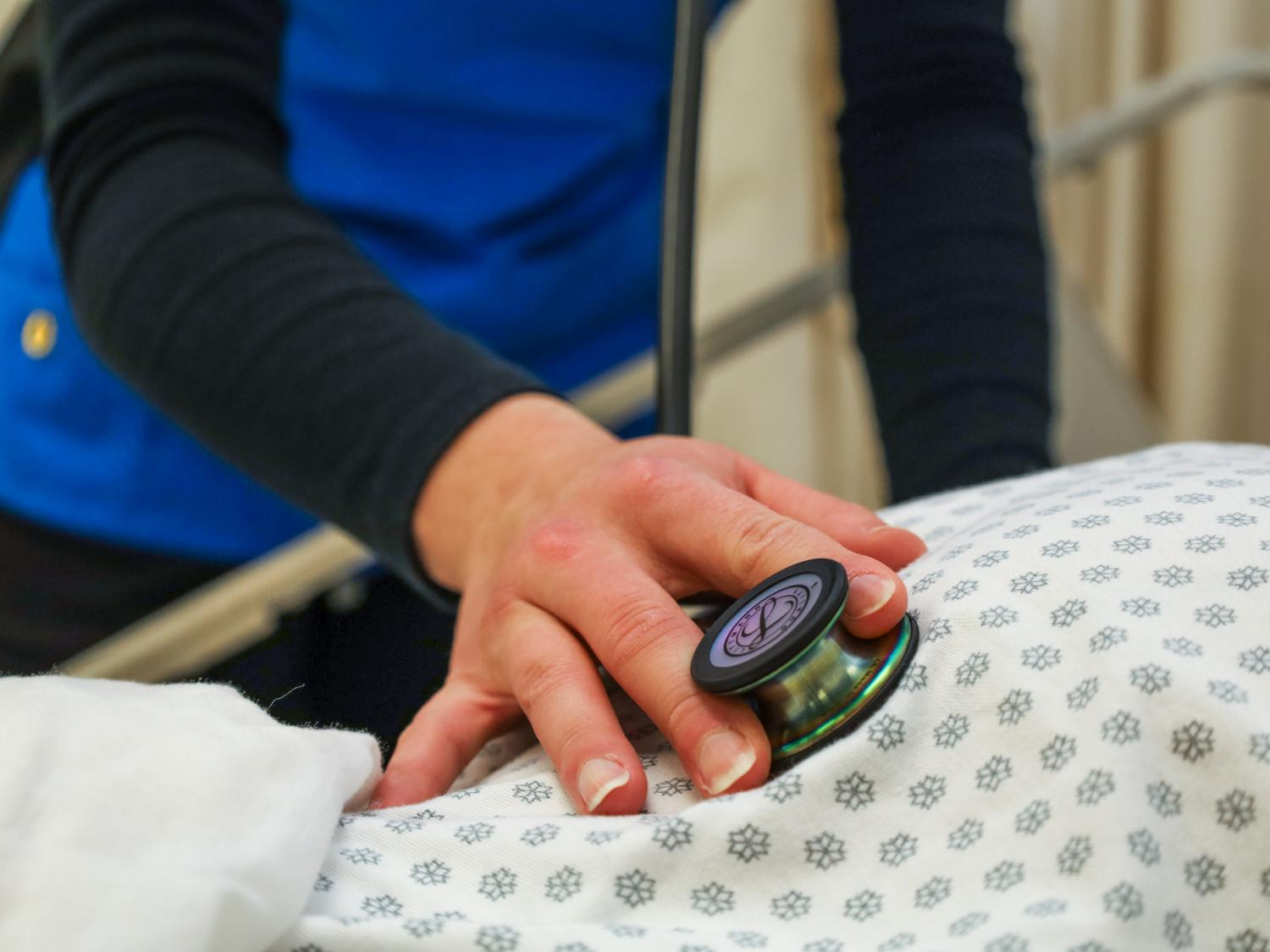 Picture of nurse with patient