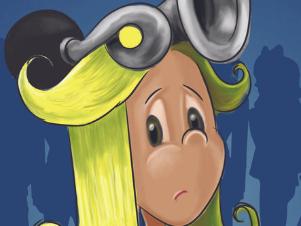 "Silver Horned Girl" book cover 