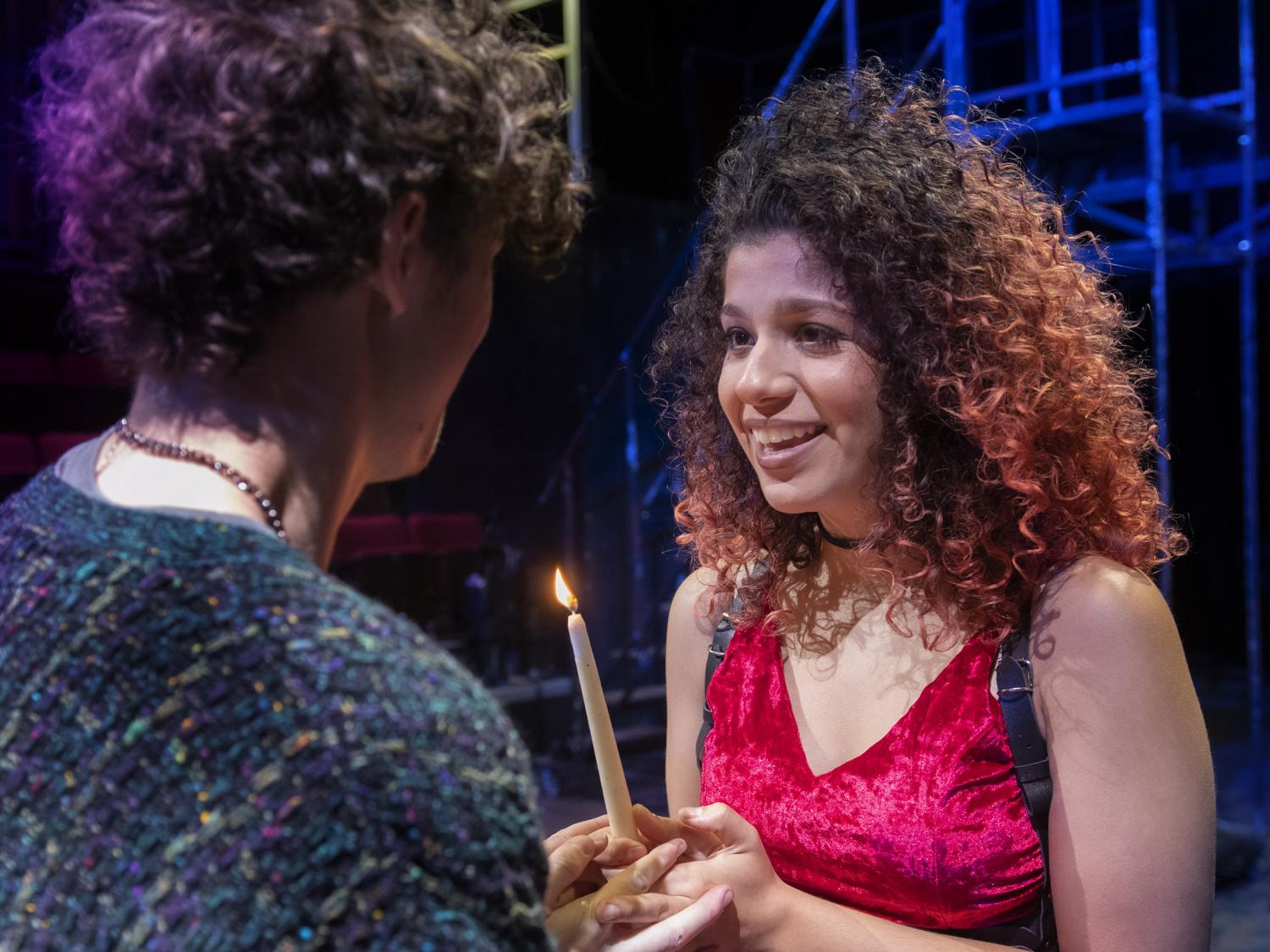 rehearsal at Pavilion or RENT