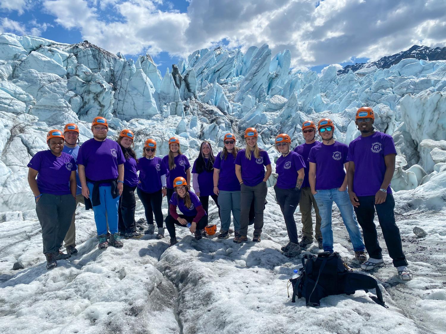 Group photo of Penn Tech students in Alaska