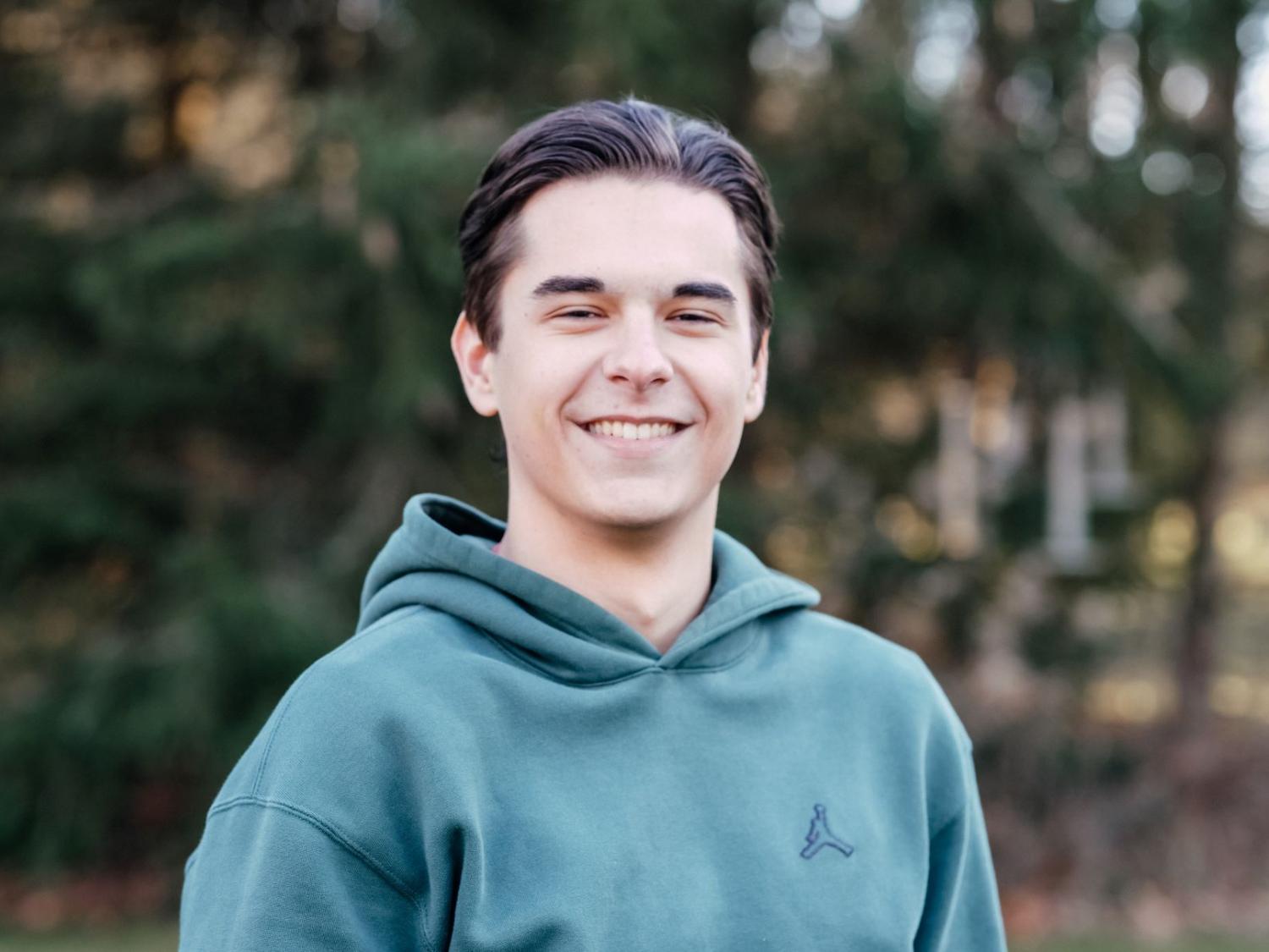 A portrait of Penn State Behrend student Titus Fuller