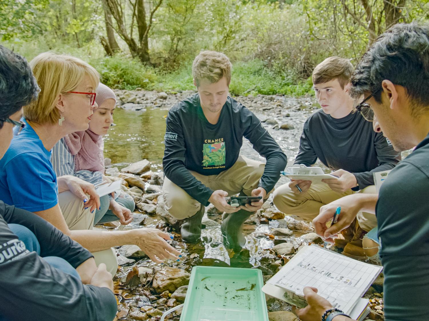A group of students travel along the Danube River to learn more about its landscape issues impacting its sustainability.