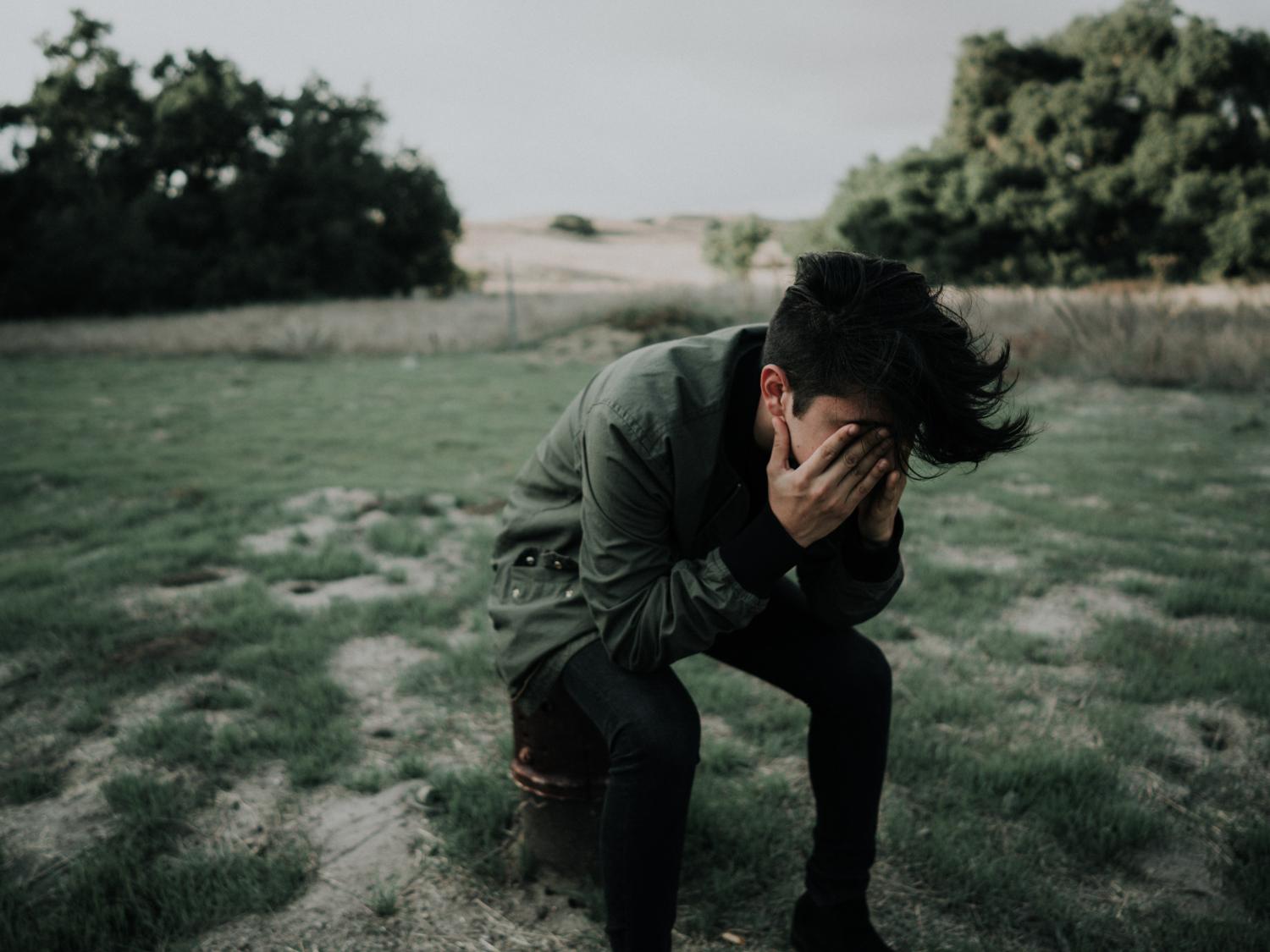 Depressed teenager