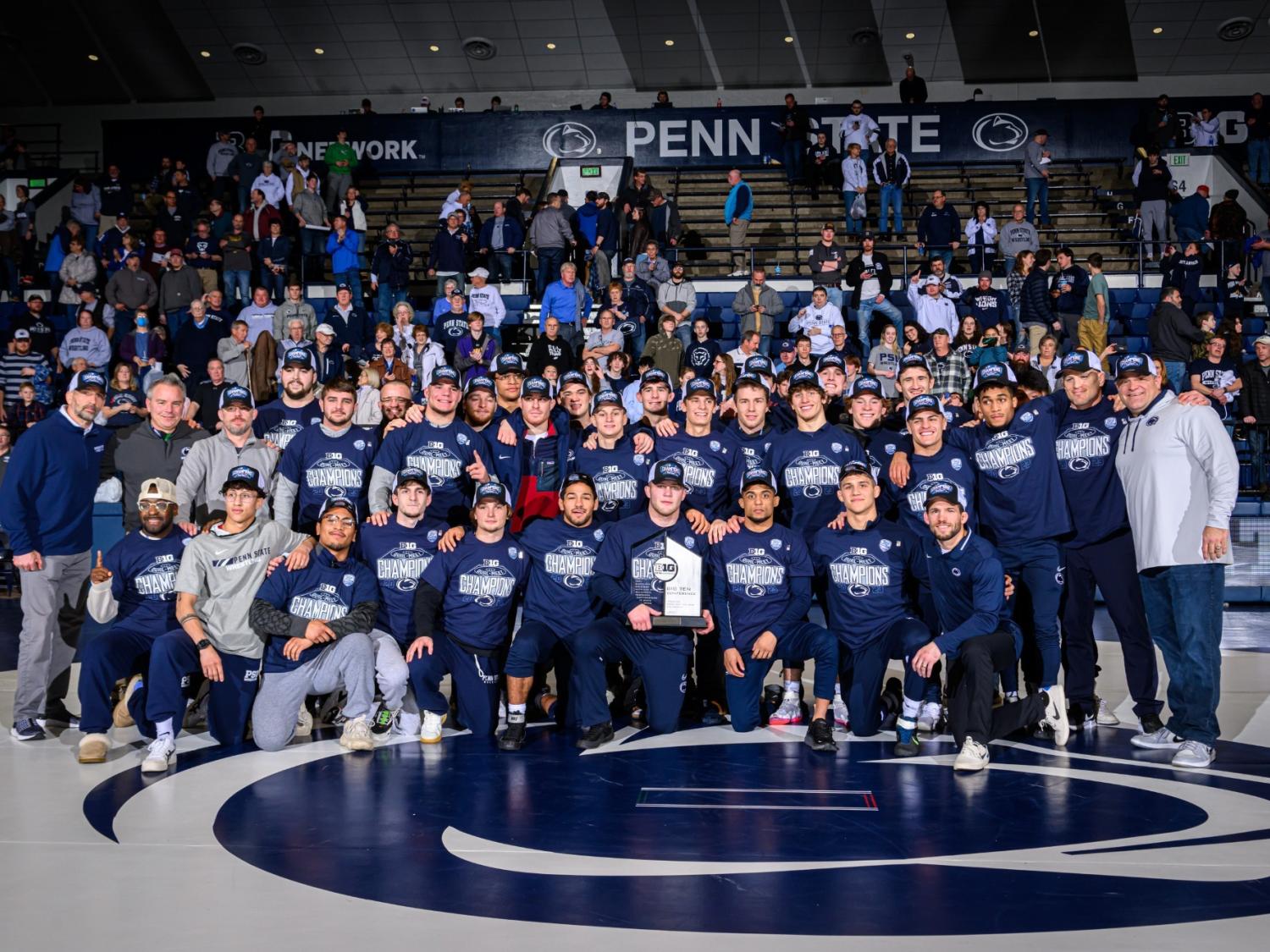 Group shot of wrestling team