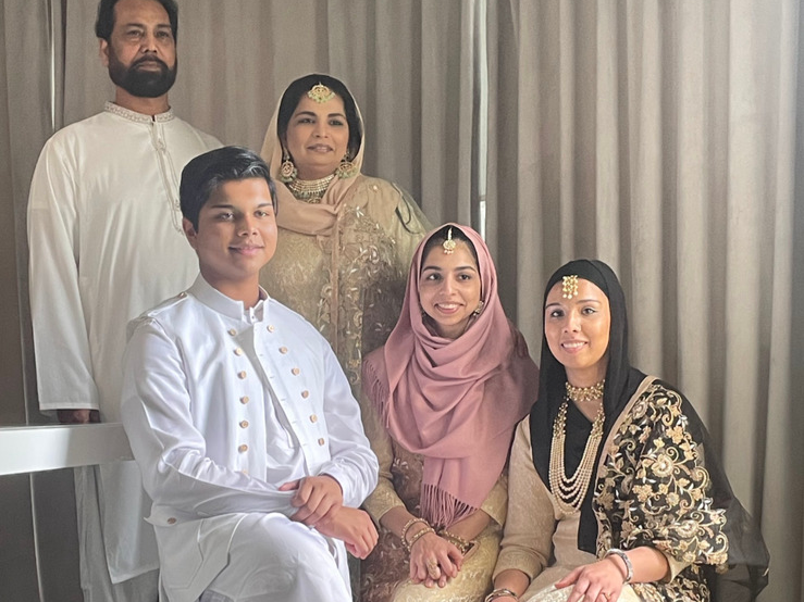 Shermeen and her family