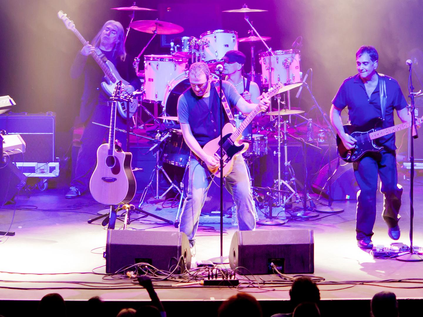 The BStreetBand on stage.