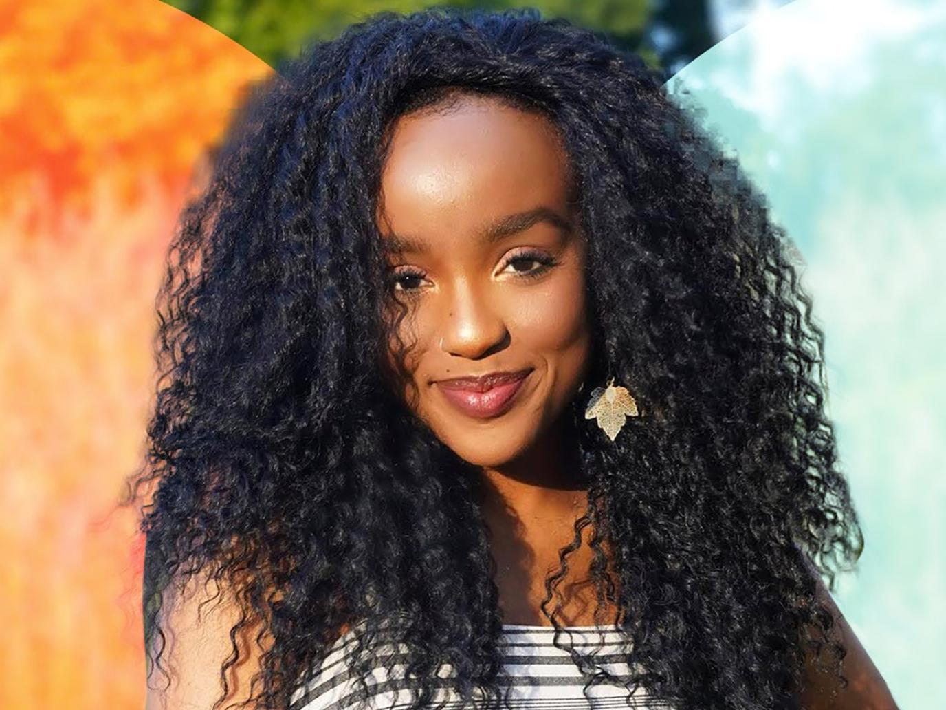 A portrait of the climate-justice activist Wanjiku "Wawa" Gatheru