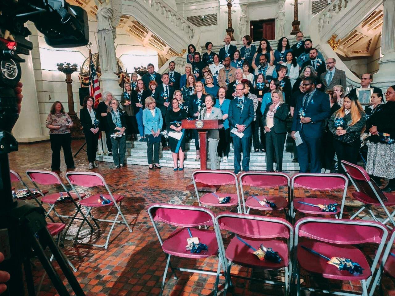 The recently held Child Abuse Prevention Conference at the Capital Building in Harrisburg, Pa. drew together supporters and advocates, including several from Penn State.
