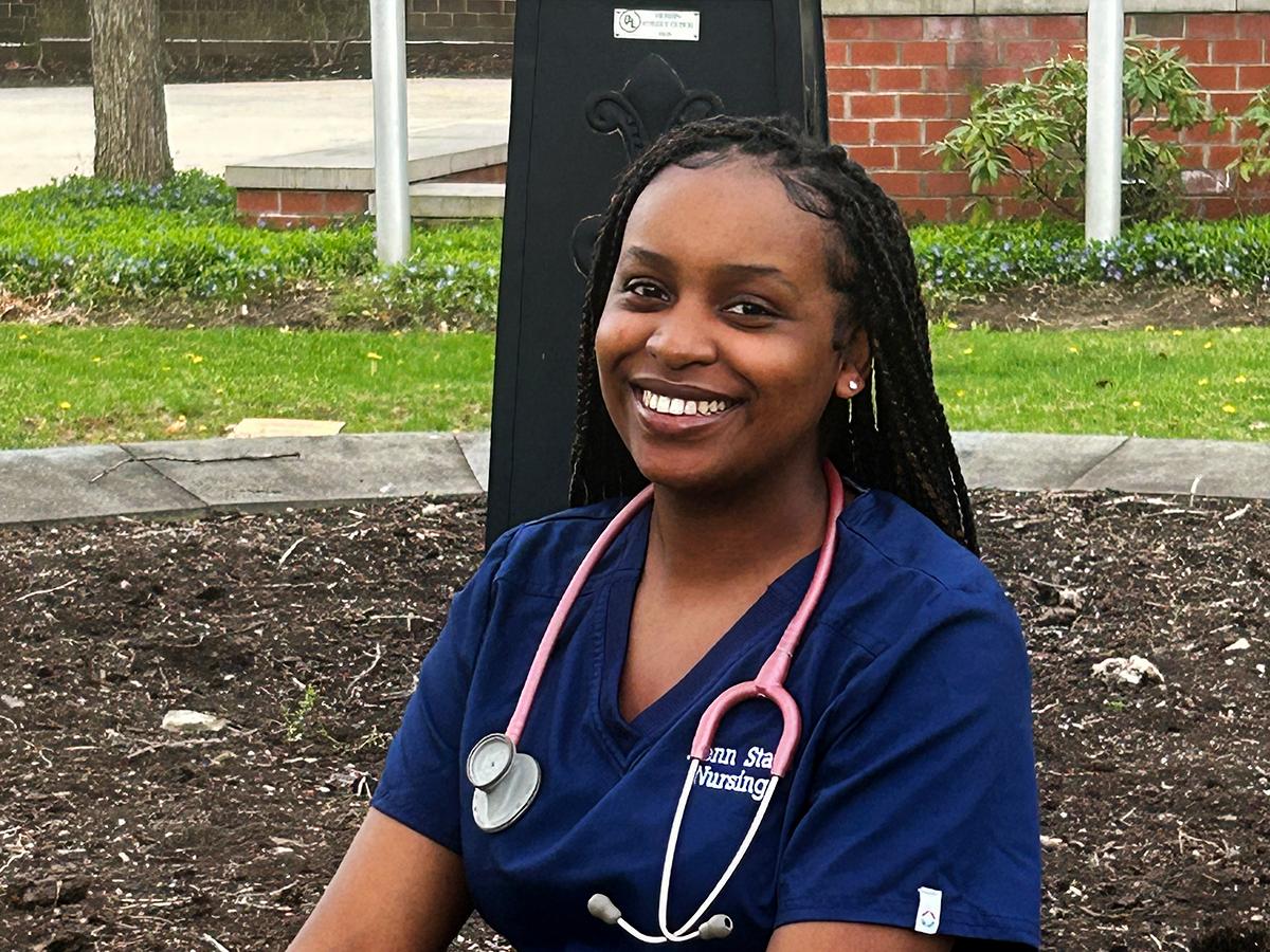 Penn State Altoona nursing student Deyana Dye