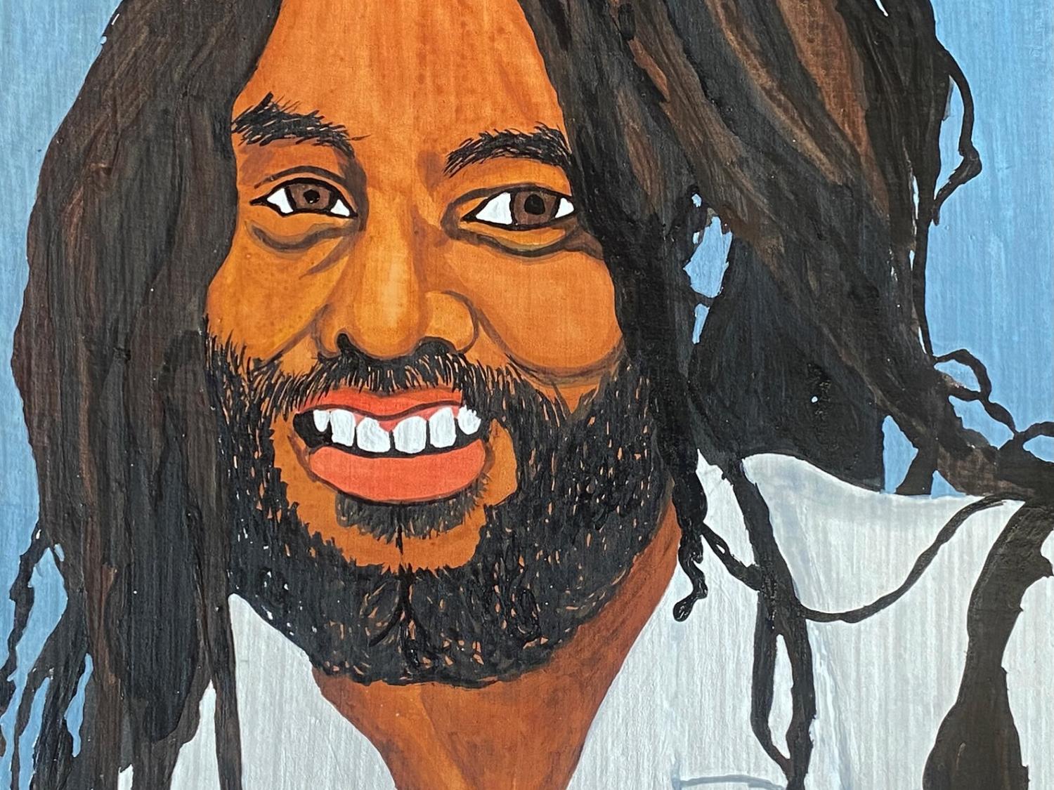 Painting by Rudy Shepherd