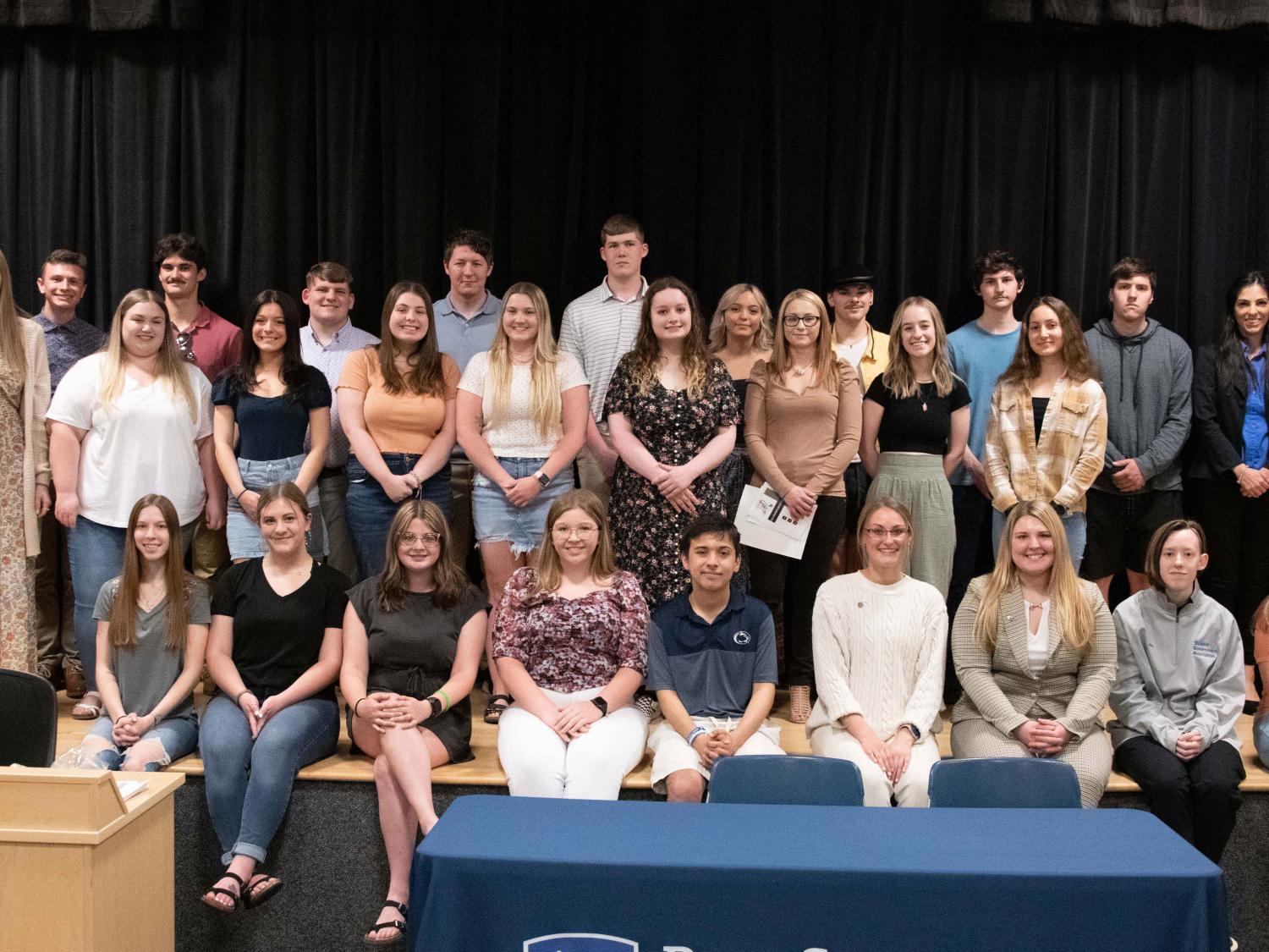 Penn State Fayette 2023 Pi Sigma Phi Inductees 