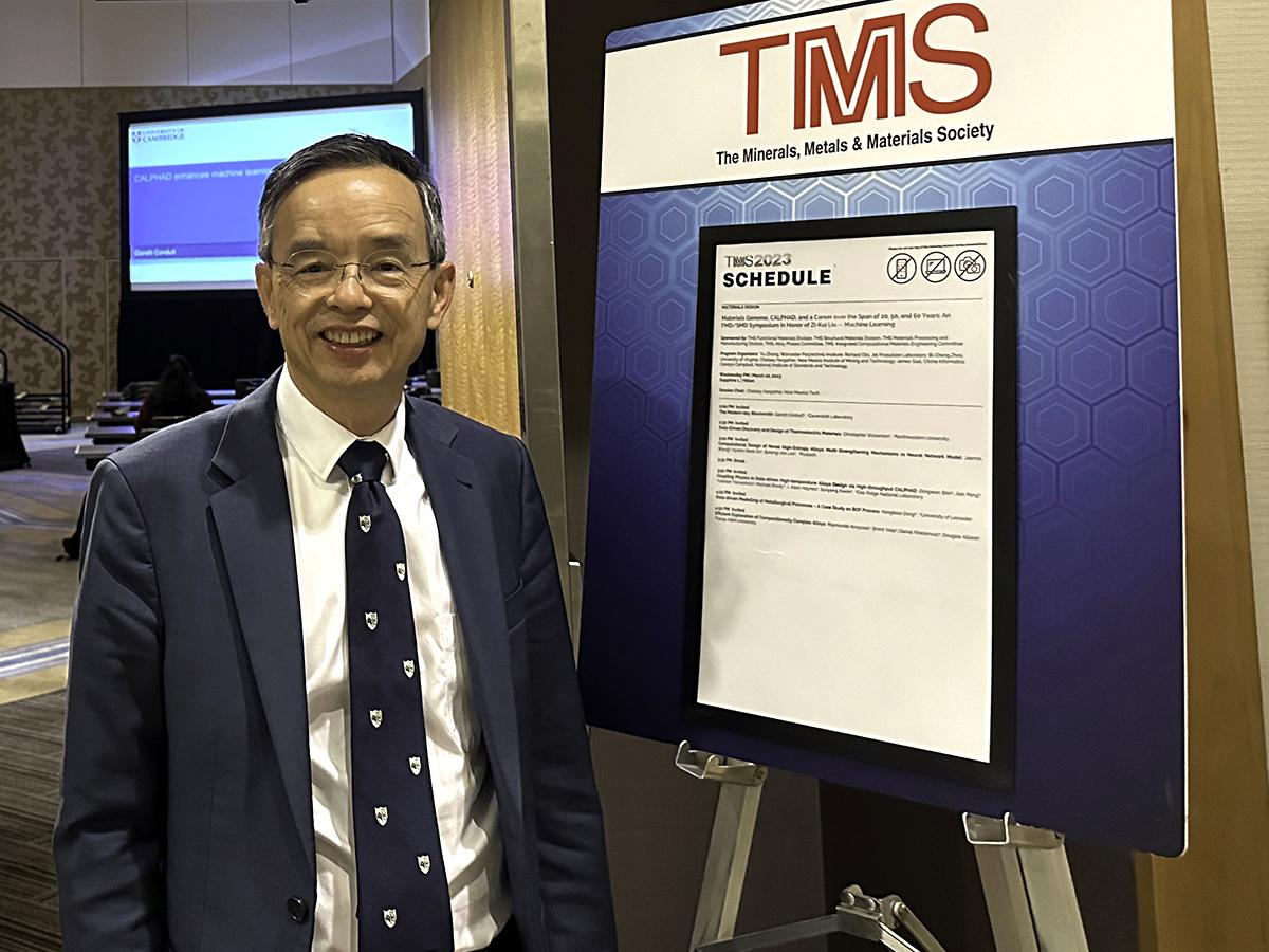 Zi-Kiu Liu at TMS conference