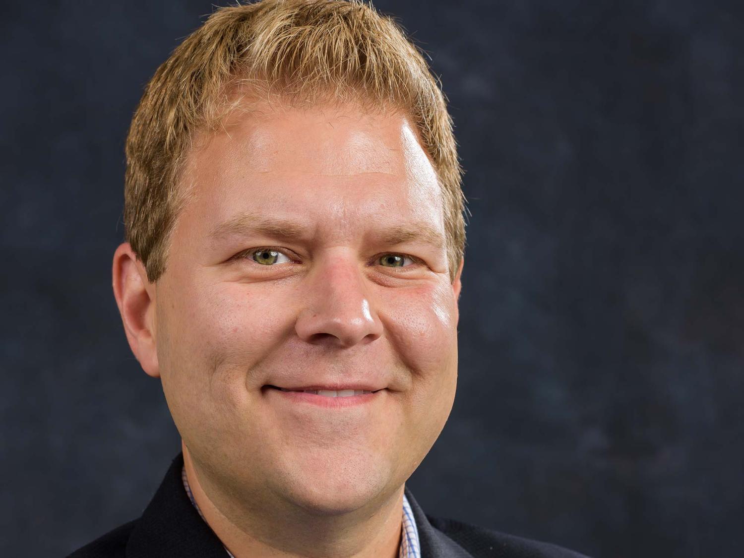 A portrait of Penn State Behrend faculty member David Kahl Jr.