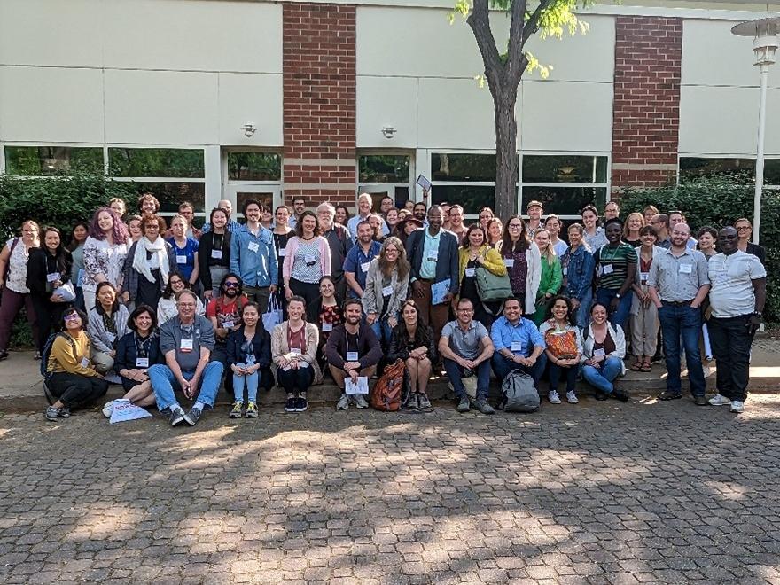 A large group of people posing for a group photo