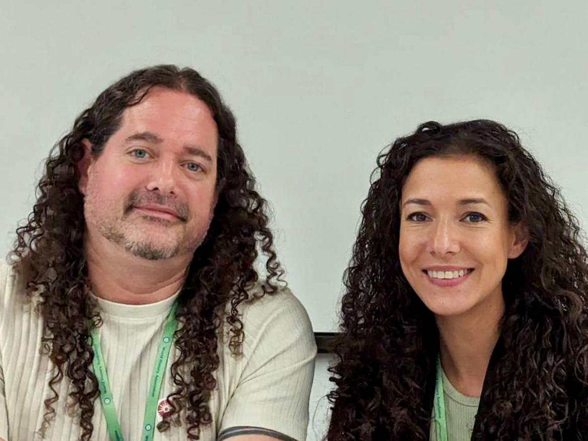 Craig Miller and Jennifer Wahl
