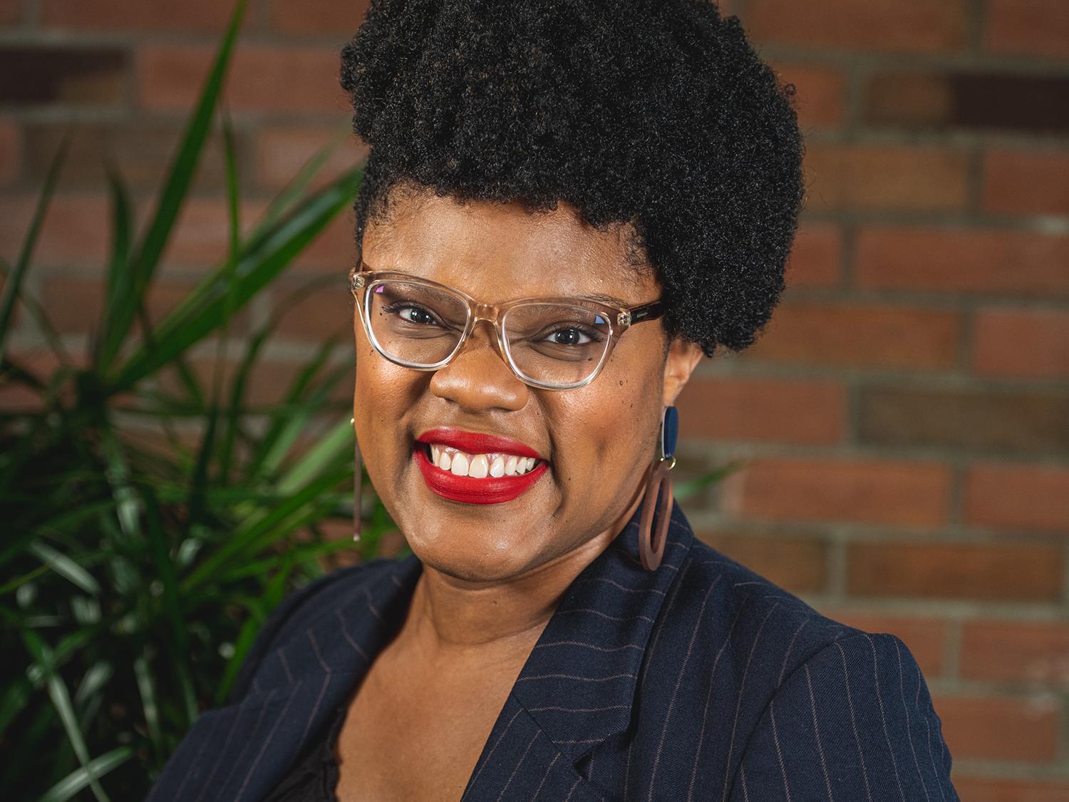 Portrait of Penn State College of Education assistant professor of education and women’s, gender and sexuality studies Tiffany Nyachae