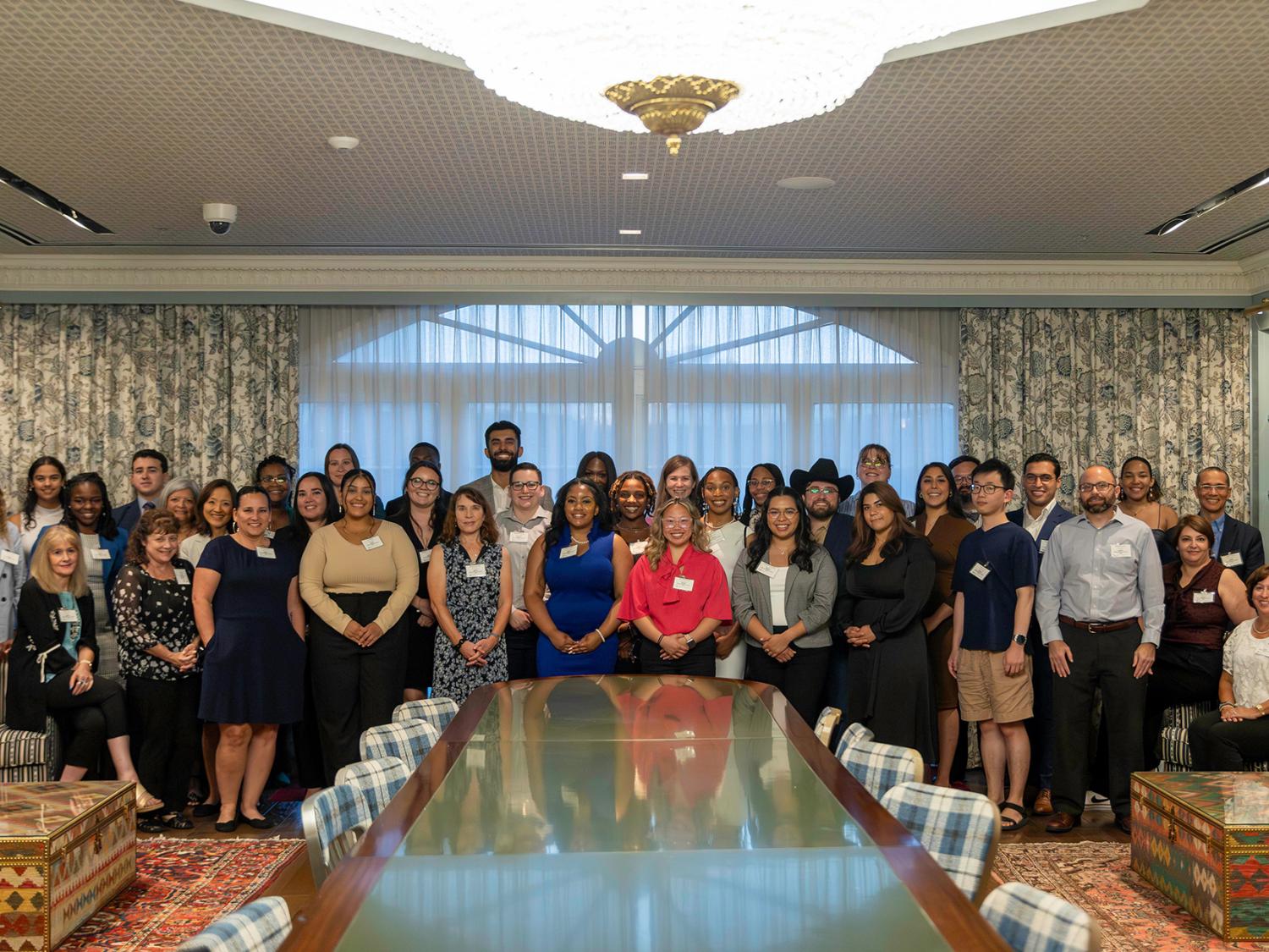 Group photo of 2023 Minority Mentor Program reception attendees