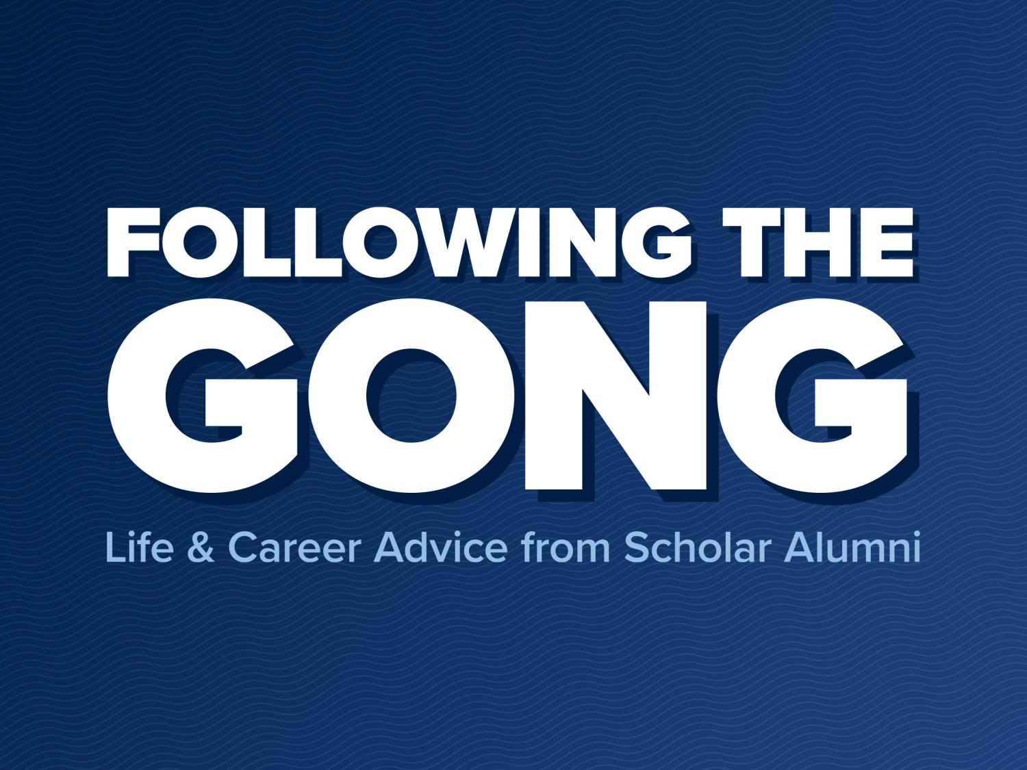 following the gong podcast logo artwork
