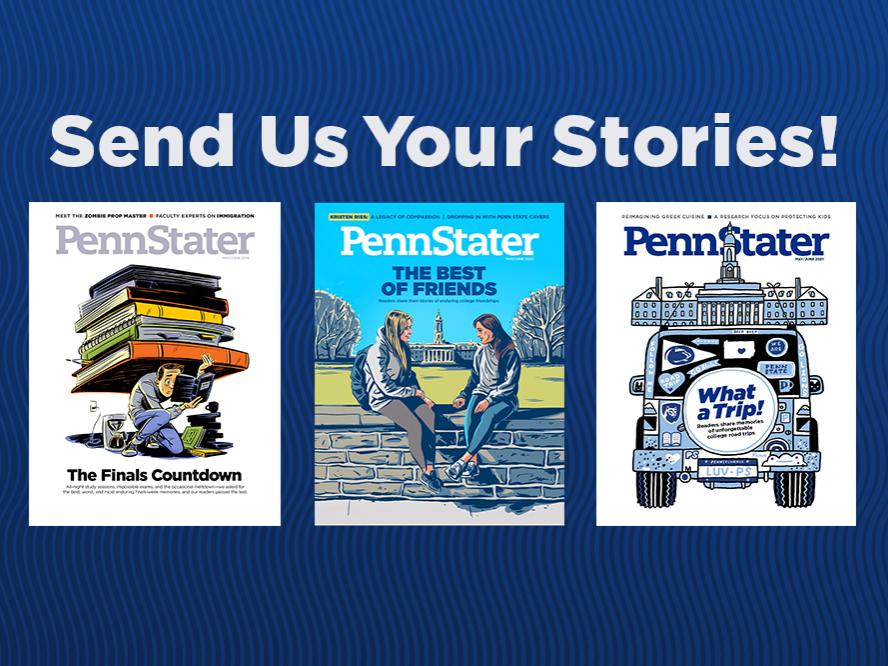 Penn Stater magazine graphic