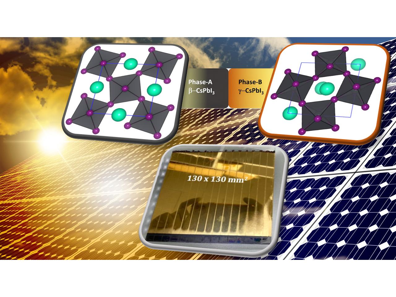 Illustration of structures laid over solar panels