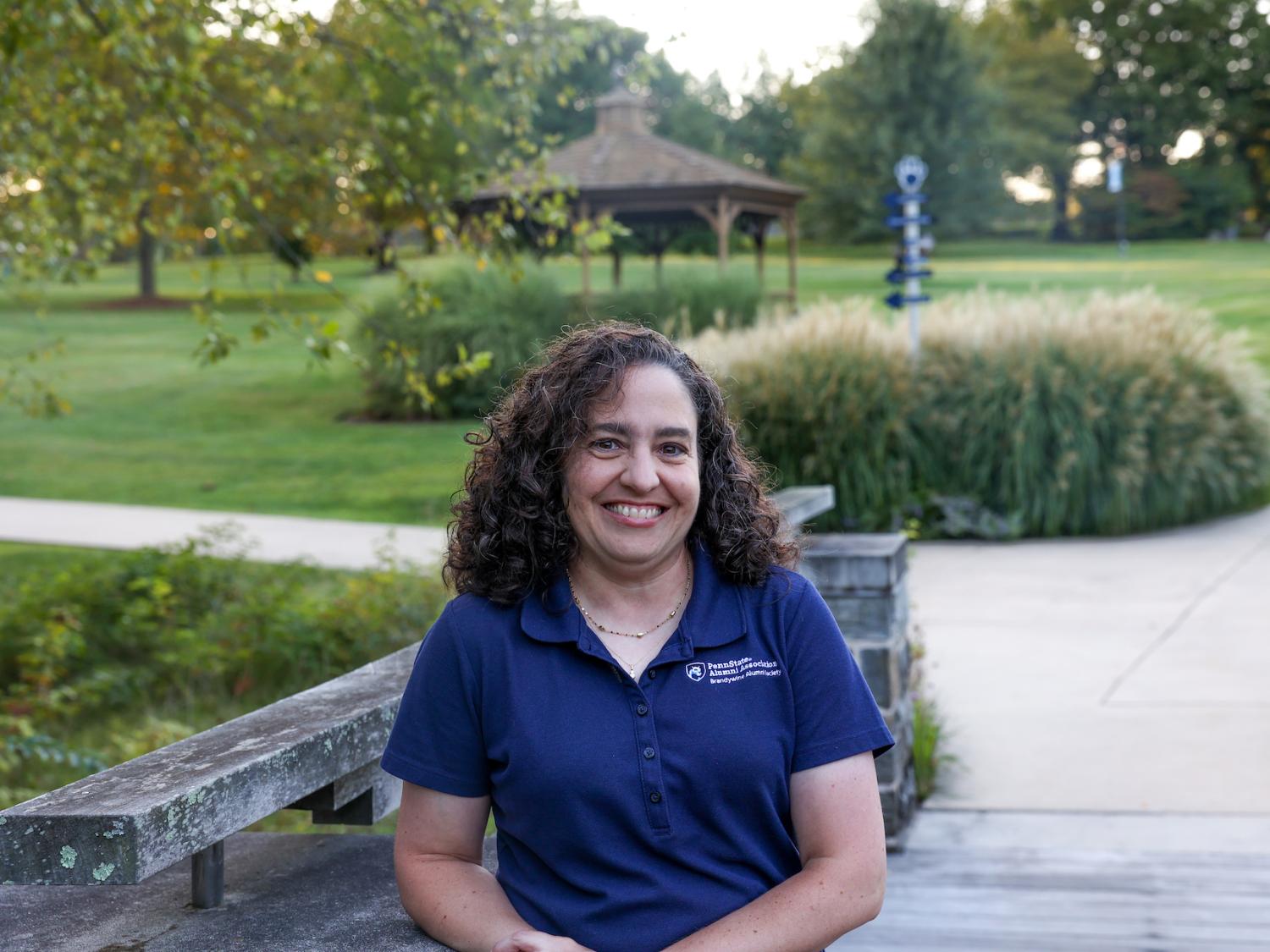 Daniela Glaviano smiling at Penn State Brandywine