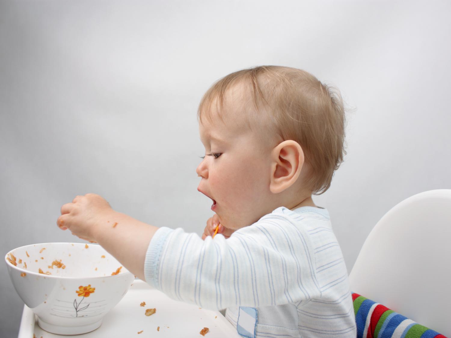 Baby eating